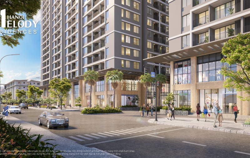 Dự án Hanoi Melody Residences, quỹ căn 2PN giá tốt nhiều tiện ích